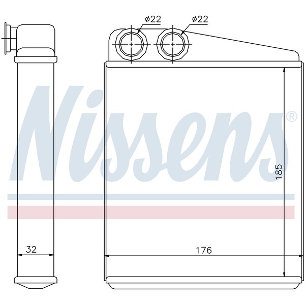 Nissen Nissens Heater, 70228 70228 - main